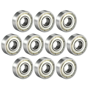 Pack of 2 Carbon Steel uxcell 6002-2RS Ball Bearing 15mm x 32mm x 9mm Double Sealed 180102 Deep Groove Bearings